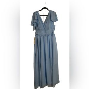 NWT Lavetir Bridal Dress, Baby Blue, Size 14